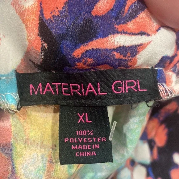 HOT CORAL COMBO Nantucket Skort Romper NWT Macy’s - Picture 7 of 7